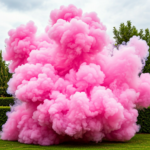 Feux d'artifice de jour lors d'une reveal party
